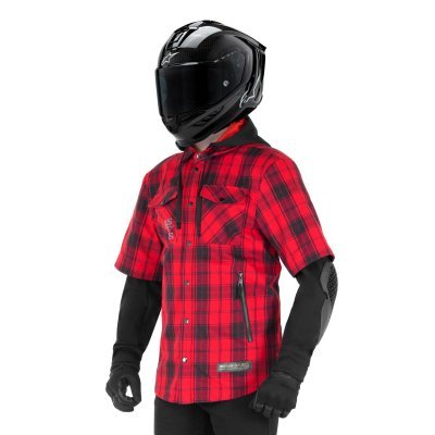 ALPINESTARS - košeľa MO.ST.EQ TARTAN, (červená/čierna, veľ. 2XL)
