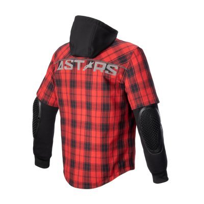 ALPINESTARS - košeľa MO.ST.EQ TARTAN, (červená/čierna, veľ. 3XL)