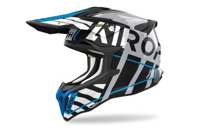 AIROH - prilba STRYCKER Brave, (lesklá modrá/sivá, veľ. XL)