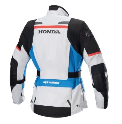 ALPINESTARS - Bunda STELLA ANDES DRYSTAR HONDA kolekcia, TECH-AIR 5 kompatibilná, (svetlo šedá/čierna/modrá/červená, veľ. S)