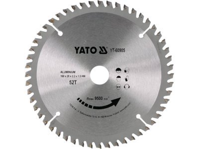 Yato - Pílový kotúč na hliník 160x20mm 52 zubov