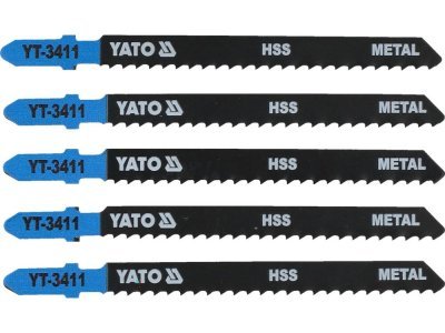 Yato - List pílový do priamočiarej píly na kov 100mm, TPI8, 5ks