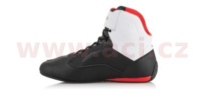 ALPINESTARS - Topánky FASTER 3 RIDEKNIT, (čierne/biele/červené, veľ. 43)