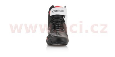 ALPINESTARS - Topánky FASTER 3 RIDEKNIT, (čierne/biele/červené, veľ. 43)