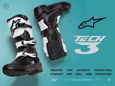 ALPINESTARS - Topánky Tech 3, (čierne/biele, veľ. 43)