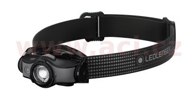 LED LENSER MH5 - outdoorová dobíjecí čelovka černo-šedá, dosvit 180 m, záruka 7 let