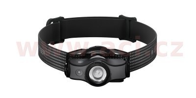 LED LENSER MH5 - outdoorová dobíjecí čelovka černo-šedá, dosvit 180 m, záruka 7 let