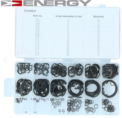 ENERGY - Segerky vnútorné 18 typov 300ks
