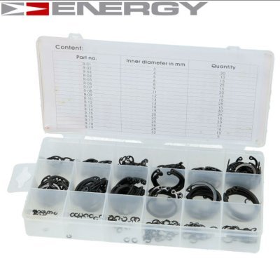 ENERGY - Segerky vnútorné 18 typov 300ks