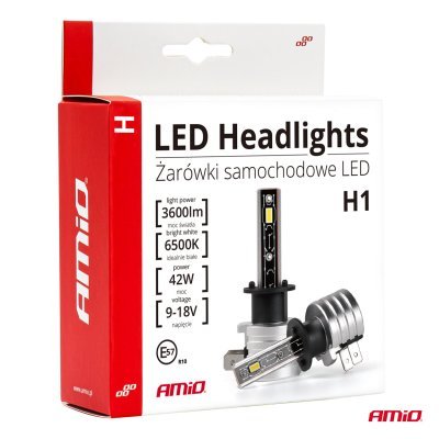 AMiO - LED žiarovky hlavného svietenia H1 H-mini Series