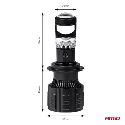 AMiO - LED žiarovky hlavného svietenia H7 PL Lens séria