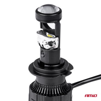 AMiO - LED žiarovky hlavného svietenia H7 PL Lens séria