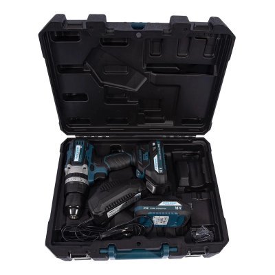 XTline - AKU vrtačka s príklepom bezuhlíková 18 V, 70 Nm + 2 batérie 2.0 Ah + nabíječka 2.4 A