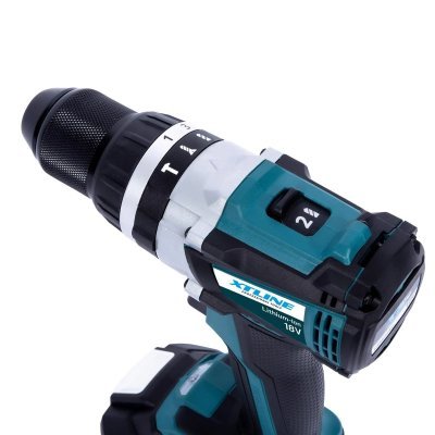 XTline - AKU vŕtačka s príklepom bezuhlíková 18V 2 batérie 4,0Ah EVE + nabíjačka 3,5A