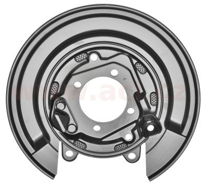 prachový štít zadního brzdového kotouče o průměru 279mm (vnitřní/vnější průměr 75/300mm) L