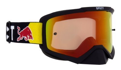 REDBULL SPECT - okuliare EVAN, (čierne matné, plexi červené zrkadlové)