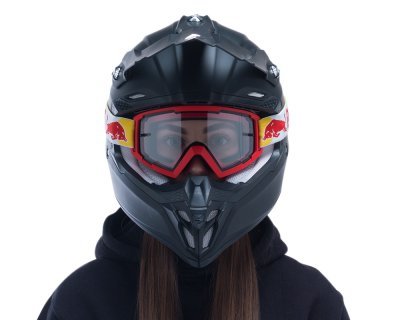 REDBULL SPECT - okuliare WHIP, (červené, plexi číre)