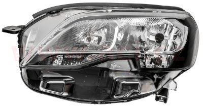 přední světlo H7+H1 (el. ovládané + motorek) L