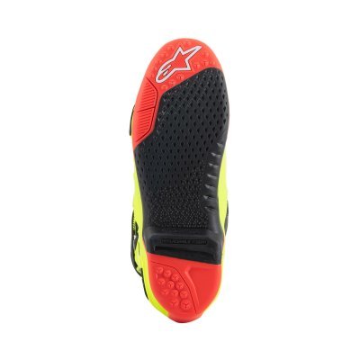 ALPINESTARS - Topánky TECH 10, (žltá fluo/čierna/červená fluo, veľ. 47)