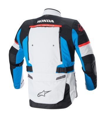 ALPINESTARS - Bunda BOGOTA PRO DRYSTAR HONDA kolekcia, (svetlo šedá/červená fluo/modrá/čierna, veľ. L)