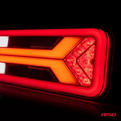 AMiO - Svetlo zadné združené LED dynamické PRAVÉ RCL-09-R