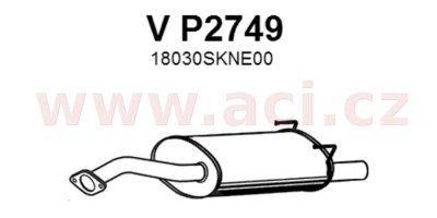 Koncový tlmič výfuku FENNO P2749