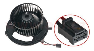vnitřní ventilátor topení a klimatizace bez regulátoru (ŠKODA, VW)
