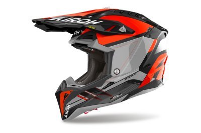 AIROH - prilba AVIATOR 3 Saber, (lesklá oranžová, veľ. 2XL)