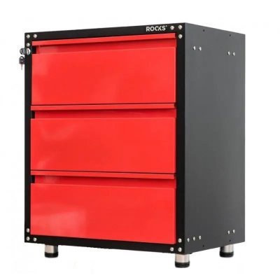 ROOKS OK-01.3201 Dielenská skrinka RMS 3S, 67,5 × 46,5 × 84,5 cm