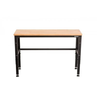 ROOKS OK-01.3208 Dielenský stôl s drevenou doskou, 133,5 × 46,5 × 97 cm