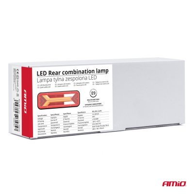 AMiO - Svetlo zadné združené LED dynamické vľavo RCL-09-L