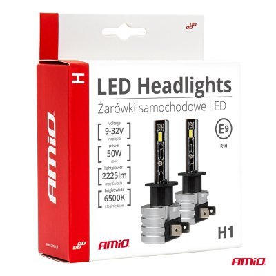 AMiO - LED žiarovky hlavného svietenia H1 H-mini Series