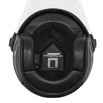 NOX PREMIUM - prilba HERITAGE, (čierna koža, veľ. S)