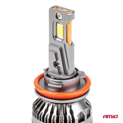 AMiO - LED žiarovky hlavného svietenia H8/H9/H11/H16 HP séria Full Canbus