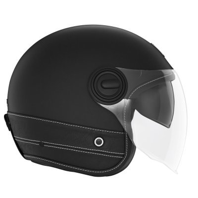NOX PREMIUM - prilba HERITAGE, (čierna koža, veľ. M)