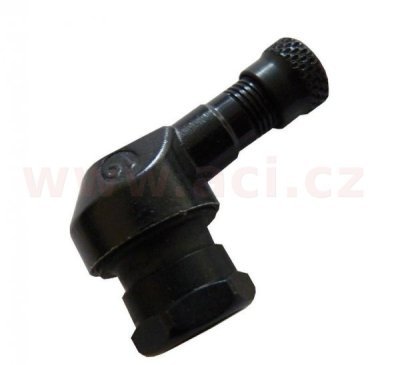 Bezdušový ventil pre motocykle 11,3mm ALU čierny