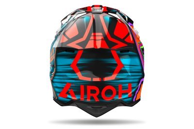 AIROH - prilba WRAAAP Cyber, (lesklá oranžová, veľ. XL)
