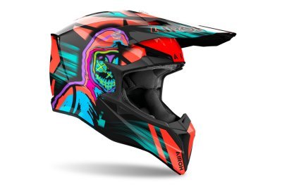 AIROH - prilba WRAAAP Cyber, (lesklá oranžová, veľ. 2XS)