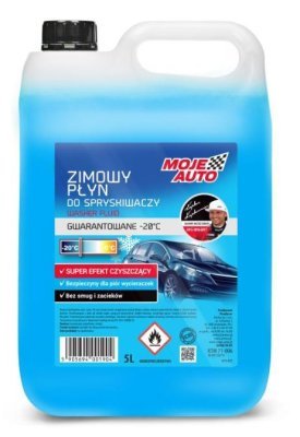 Moje Auto - Nemrznúca kvapalina pre ostrekovače skiel -20 °C 5L