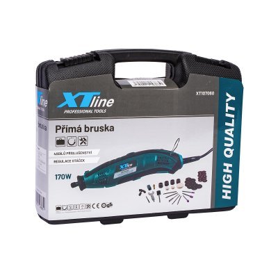 XTline - Brúska priama 170W 40 dielov