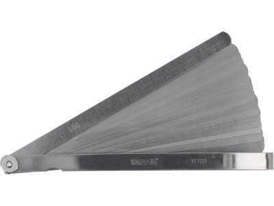 Yato - listové mierky 200 x 12.8mm 17ks