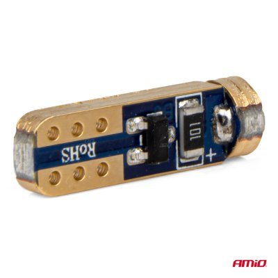 AMiO - LED žiarovky STANDARD Green T5 12V 3030 1LED HP