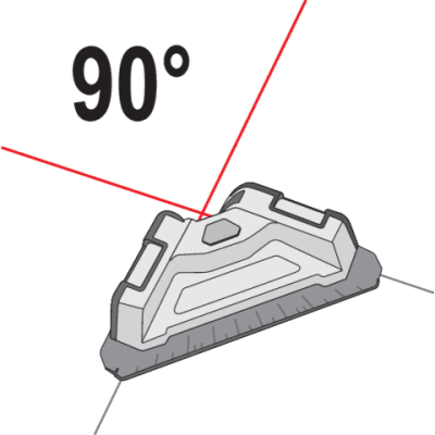 Yato - Krížová laserová vodováha 90° 10m