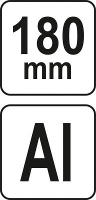 Yato - Tesársky trojuholník hliníkový 180mm