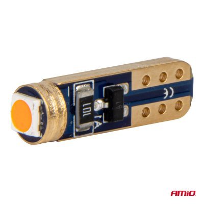AMiO - LED žiarovky STANDARD Red T5 12V 3030 1LED HP