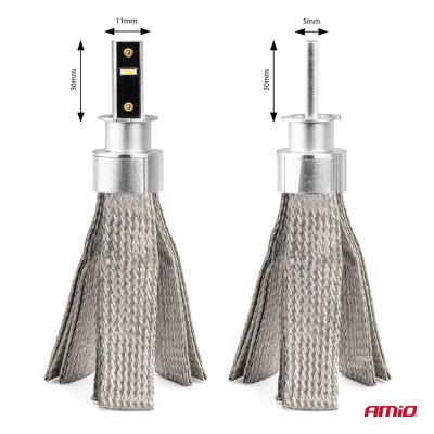 AMiO - LED žiarovky hlavného svietenia FLEX+ H3 canbus 6000K 12V 24V