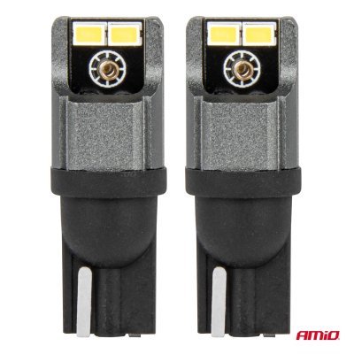 AMiO - LED žiarovky CANBUS 3020 4SMD T10 W5W W10W 12V/24V