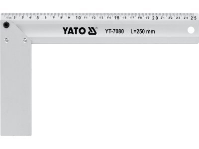 Yato - Stolársky uholník hliníkový 250mm