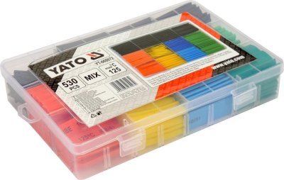 Yato - Bužírky zmršťovacie sada 530ks