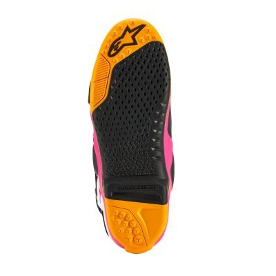 ALPINESTARS - Topánky TECH 10 limitovaná edície COAST, (biela/tmavo modrá/ružová/žltá fluo/oranžová/čierna, veľ. 42)